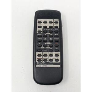 Sharp RRMCG0093AWSA Audio System Remote Control